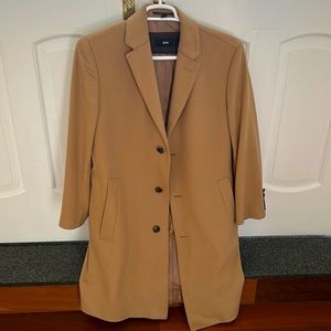 Boss Cashmere Wool coat Brown color
